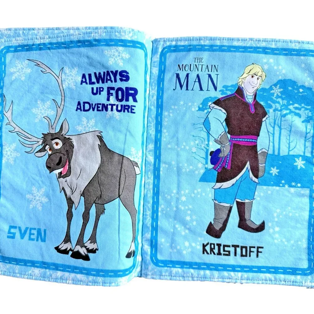 Disney Frozen Soft Cloth Books for Baby Elsa Book Anna Cloth Book Washable Book